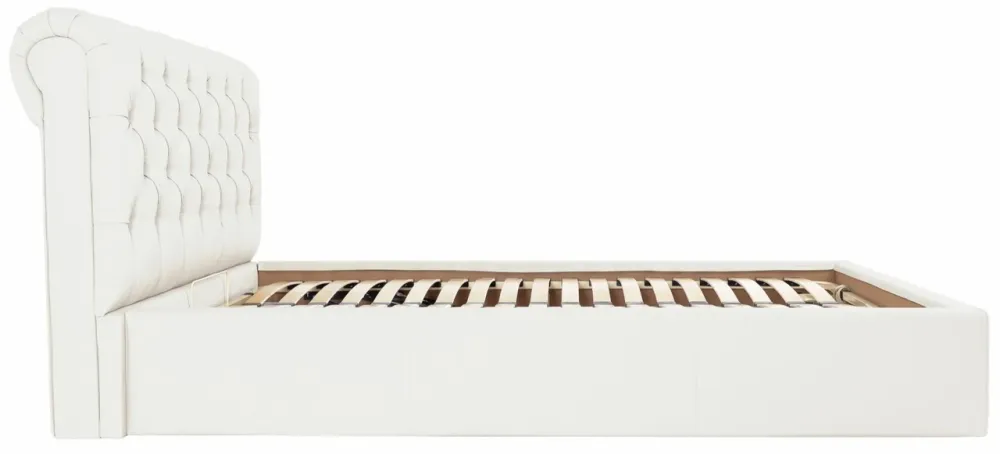 Кровать Двуспальная London Comfort 180 х 200 см Fly 2200 С подъемным механизмом и нишей для белья Белый Днепр - изображение 4