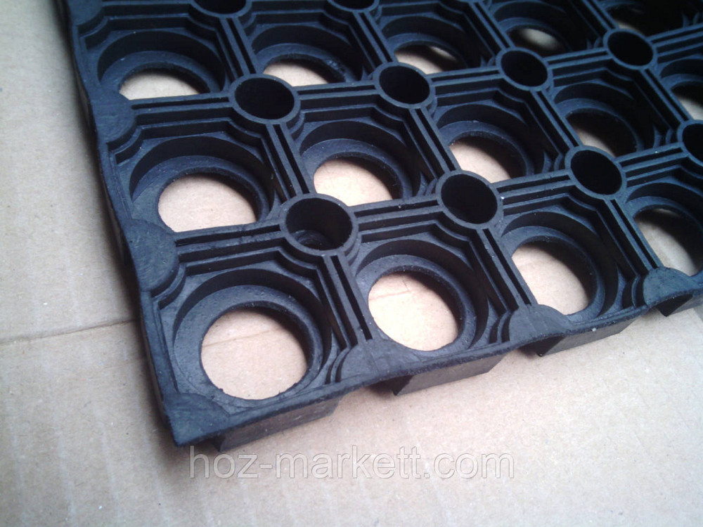 Килимок 100 х 150 см гумовий стільники брудозахисний кілім Харків - фото 2