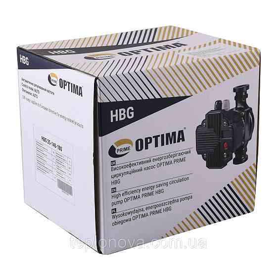 Насос циркуляционный энергосберегающий  Optima PRIME HBG 25-140AUTO 180мм Черновцы