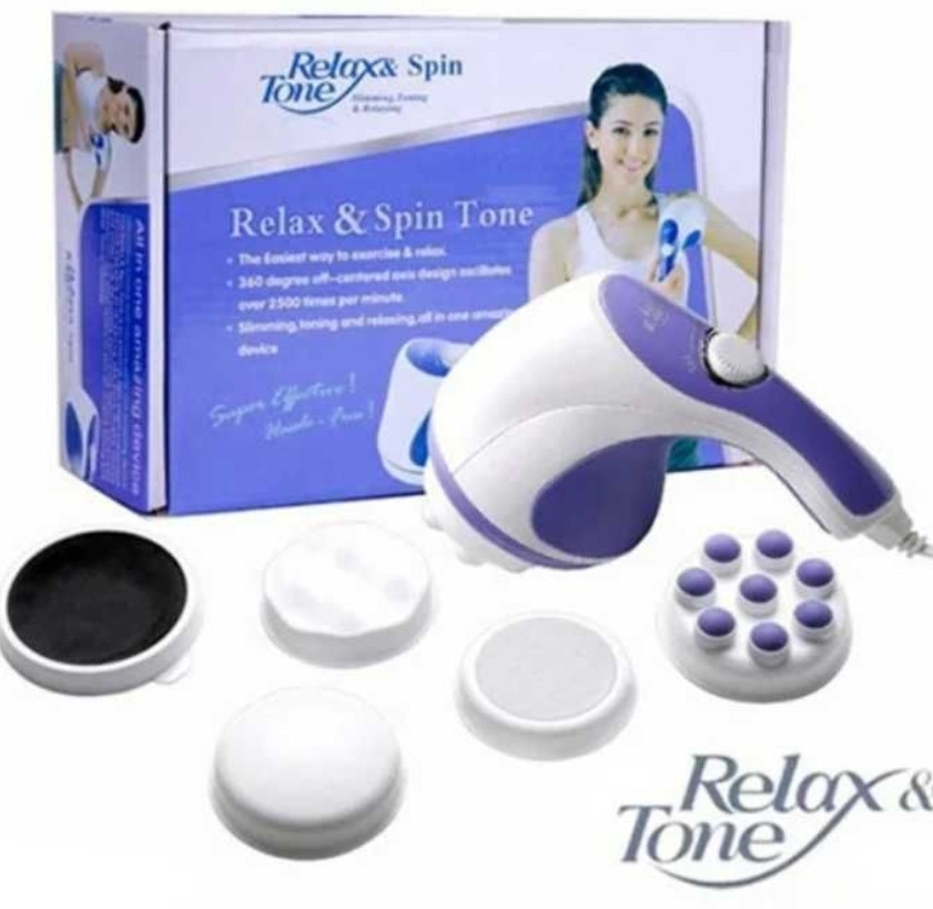 ЯКІСНИЙ Масажер для тіла Relax and Ton з насадками Ручной массажер ТОП Харків - фото 4