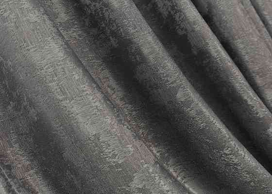 Комплект готовых штор VR-Textil Жаккард Sultan XO № 1558ш Темно-серый 100х275 см 2 шт (31-736) Киев