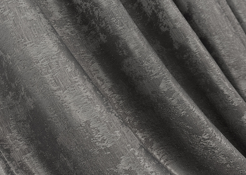 Комплект готовых штор VR-Textil Жаккард Sultan XO № 1558ш Темно-серый 100х275 см 2 шт (31-736) Киев - изображение 5