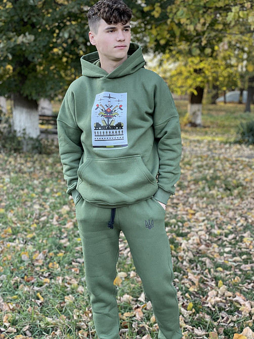 Хакі спортивний костюм унісекс HIMARS Чернівці - фото 4