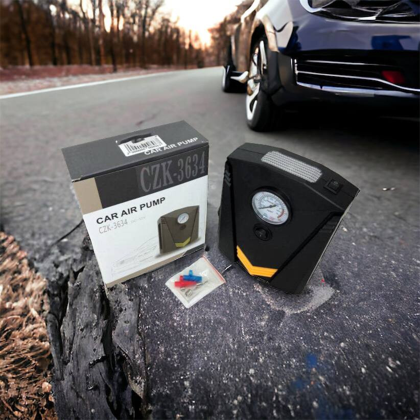 Портативный компрессор для шин 12V, Воздушный компрессор 12 вольт, Компресор от прикуривателя NK-51 Львов - изображение 1