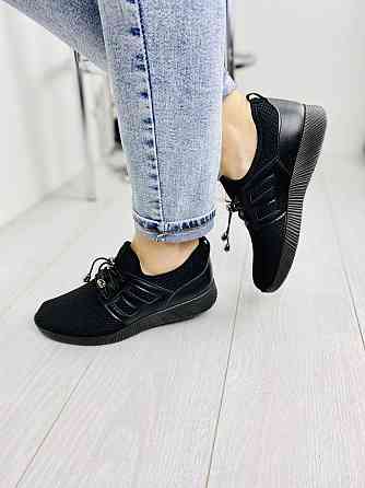 No brend Кросівки жіночі L-132 чорні (весна-літо, сітка) (1500) Коломыя