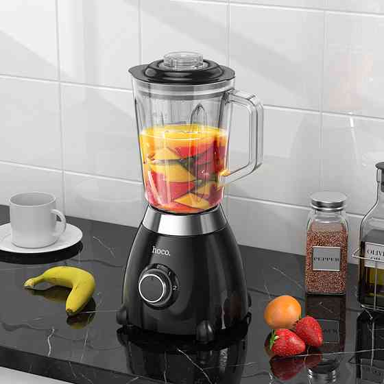 Блендер HOCO HE33 1.5L electric retro juicer blender (EU) Black Киев