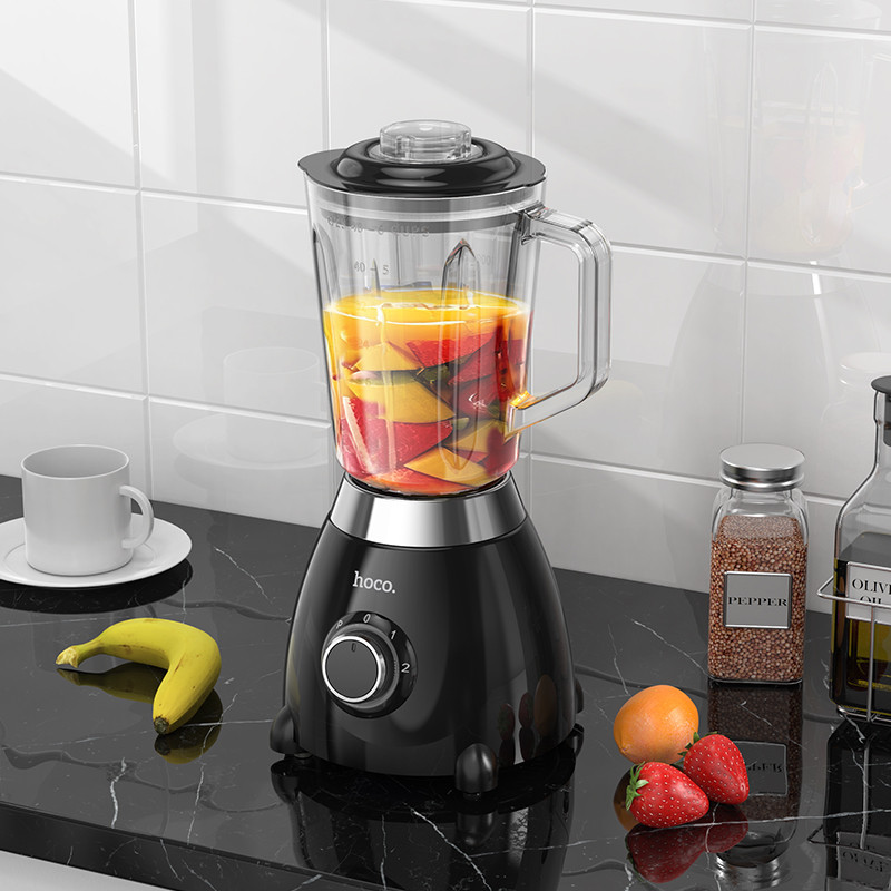 Блендер HOCO HE33 1.5L electric retro juicer blender (EU) Black Киев - изображение 5