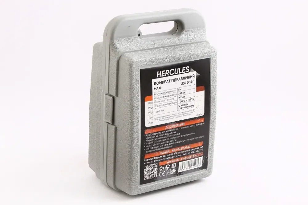 Домкрат гідравлічний 5 т 197-388м пласт. уп. Elegant Вінниця - фото 4