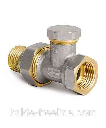 Кран радіаторний (вентильний) KOER KR.904 прямий 3/4" з американкою Харків