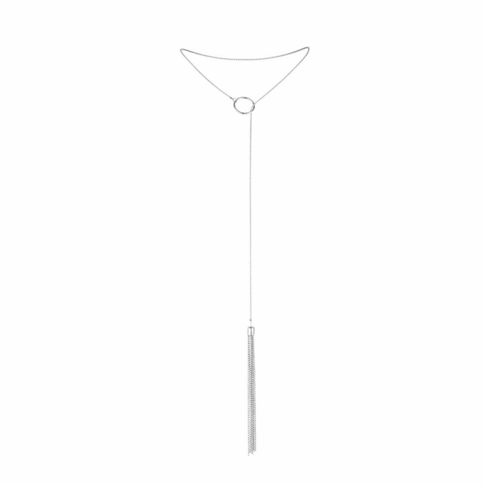 Цепочка для тела Bijoux Indiscrets Magnifique Tickler Pendant Chain — Silver Sex Aura Киев - изображение 2