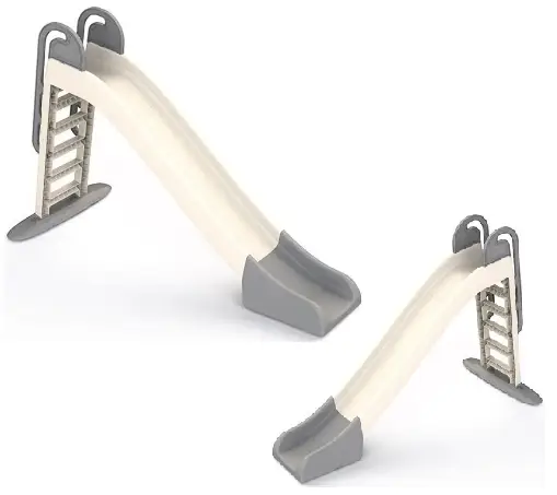 Дитяча пластикова гірка Doloni 243 см (Біжево-сіра) Вінниця - фото 5