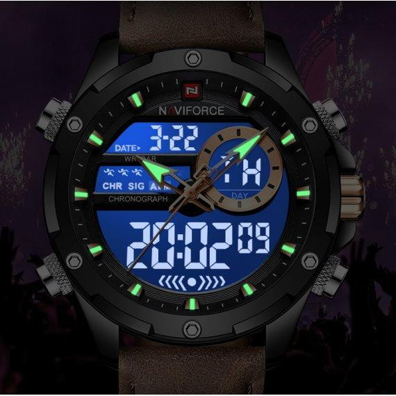 Годинник чоловічий армійський Naviforce Pride Darkside (2 ремінці) Київ - фото 7