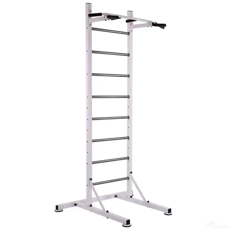 Металлическая шведская стенка спортивная напольная передвижная для взрослых и детей в квартиру дом белая Каменское - изображение 4