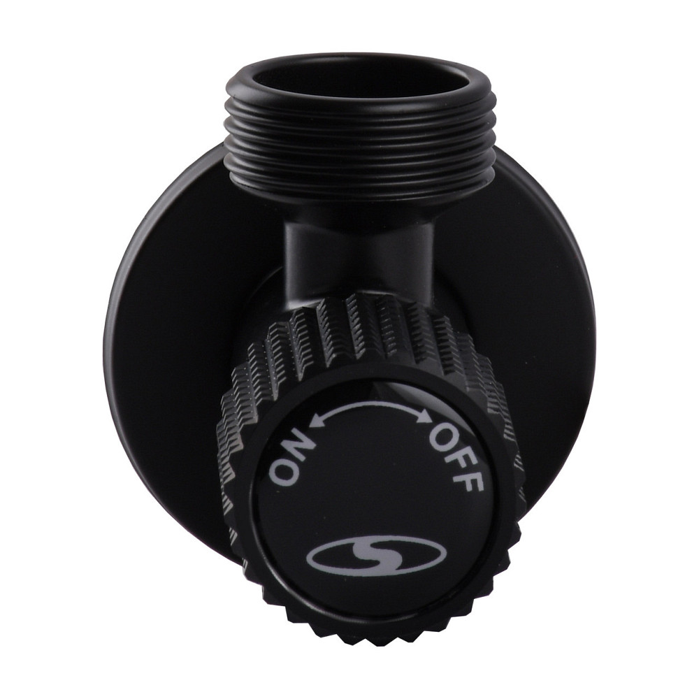 Кран кутовий кераміка SOLOMON EXCLUSIVE 1/2″X3/4″ 989 BB (BLACK/BLACK) ( 1шт.) (000028995) Киев - изображение 3