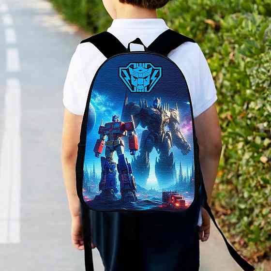 Рюкзак дитячий Трансформери «Transformers» 34х27см, міський ранець для хлопчика з принтом (00567) Київ