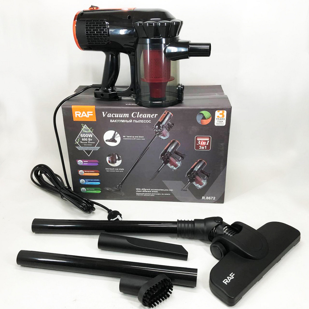 Вертикальный мощный пылесос без мешка RAF, Многофункциональный вертикальный пылесос TV-67 Львов - изображение 7