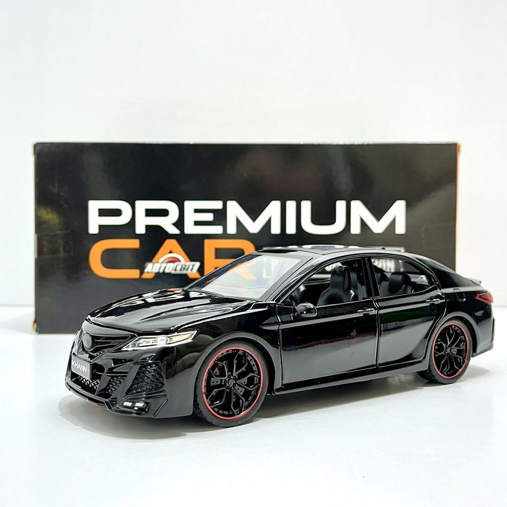 Машина Автосвит Тoyota Camry инерционная открывается дверь капот багажник 20 см Черная (AP-1787) Чернігів - фото 1