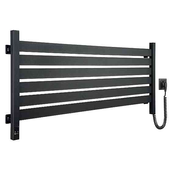 Електрична сушарка для рушників NAVIN Largo 1100х500 Sensor з Wi-Fi, широкий правосторонній, чорний муар Київ