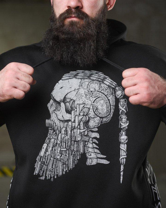 Тепла худі ghetto viking НП4856 Одеса - фото 7