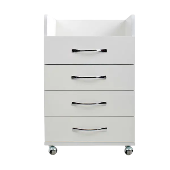 Тумба косметологічна на 4 шухляди Ельф 4 (металеві колеса) Київ