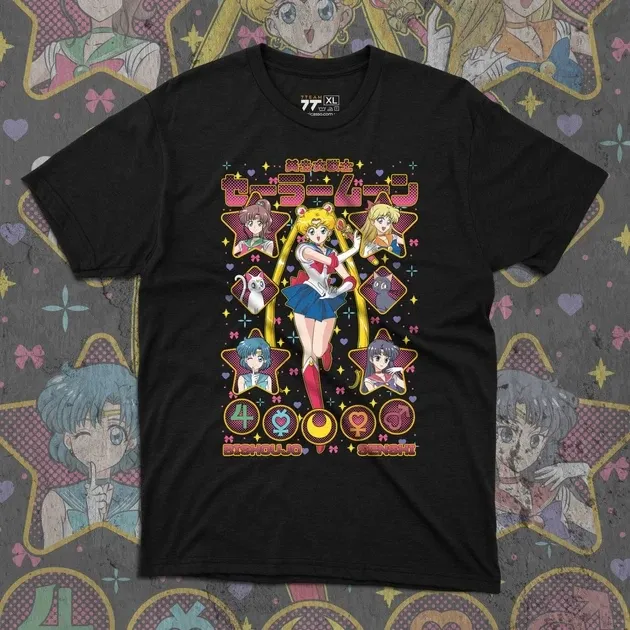 Футболка для підлітка хлопчика з принтом Сейлор Мун Розмір 160 Anime10990 Дніпро - фото 1