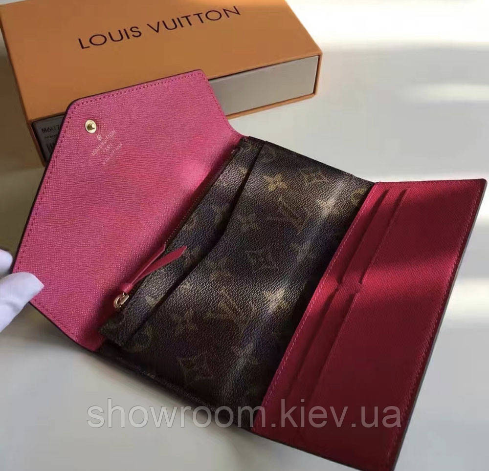 Женский вместительный кошелек LV (60708) Lux Киев - изображение 6
