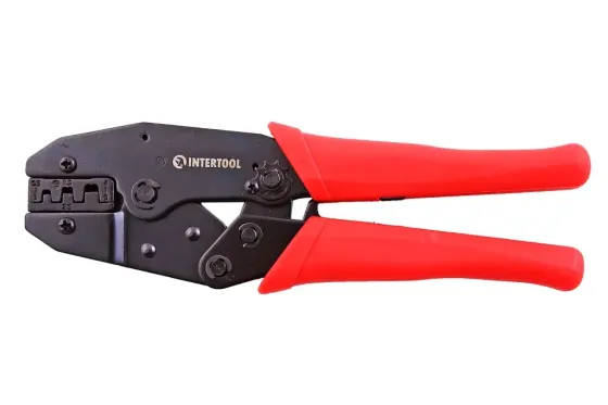 Кліщі для обтискання контактів Intertool 0.5-6.0мм з тертям Вінниця