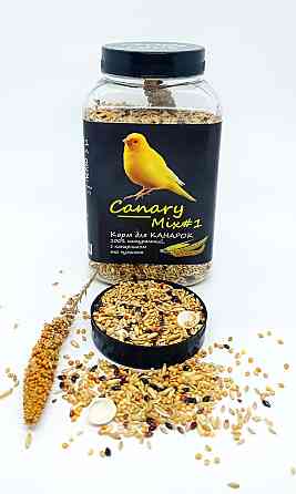 Корм для канарок Canary Mix #1 з чумізою та мушлею тм Буся - 1л/600г Зміїв
