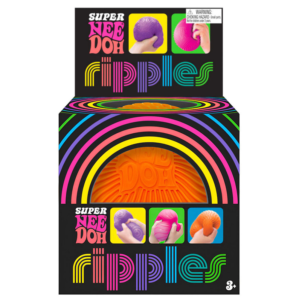 Іграшка-антистрес NeeDoh серії Super – Яскраві хвилькі (помаранчевий) Дніпро - фото 4