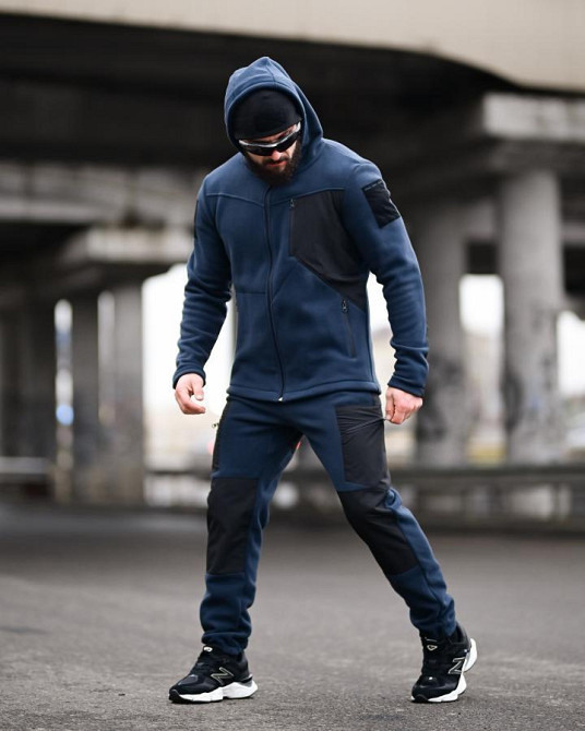 Флісовий спортивний тактичний костюм TARANTUL синій ДСНС ТР6550 Одеса - фото 2