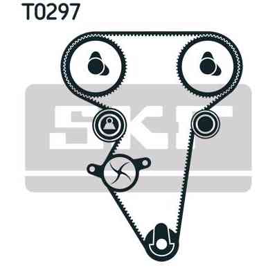 Комплект ремня ГРМ с помпой SKF VKMC 90402 Винница