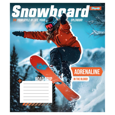 Зошит 1 вересня Hobby А5 24 аркушів лінія (768195) Вінниця - фото 4