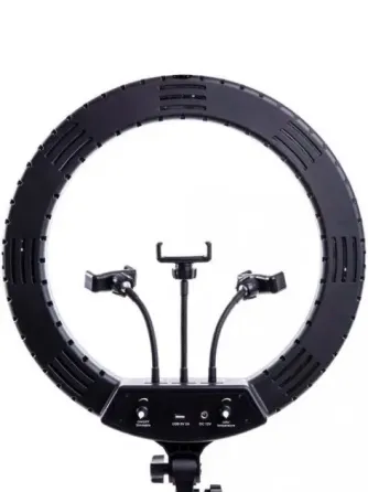Кольцевая лампа для фото и видео с держателем для телефона RL-21 54 см Коломыя