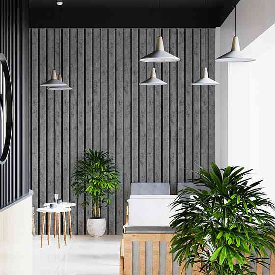 Декоративна рейка бетон із золотими вкрапленнями Київ