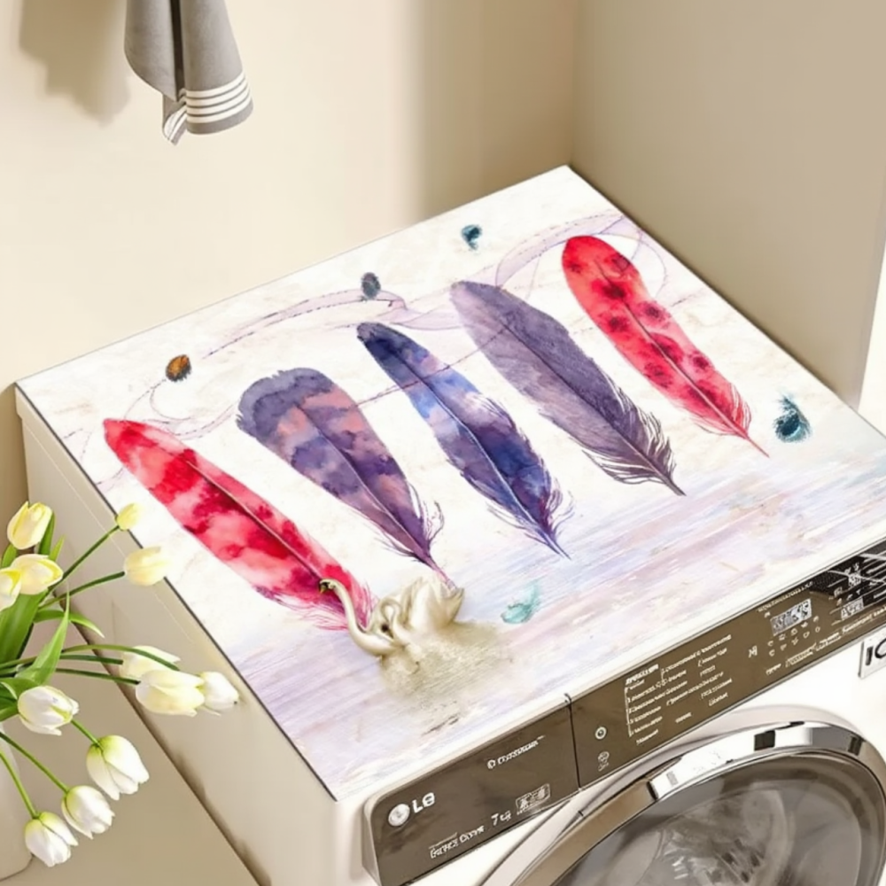 Коврик на стиральную машину защитный для бытовой техники абсорбирующий,резиновый,пылезащитный 60х60 см 