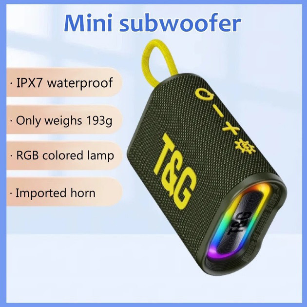 Bluetooth-колонка TG396. WE-991 Цвет: зеленый Киев - изображение 2