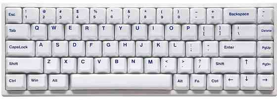 Кейкапы для механических клавиатур Cerakey White/Indigo (A+B) Харьков