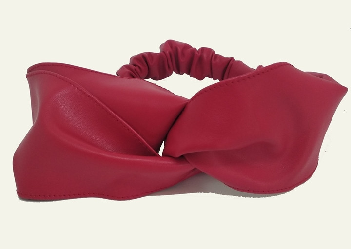 Пов'язка на голову жіноча червона Київ - фото 1