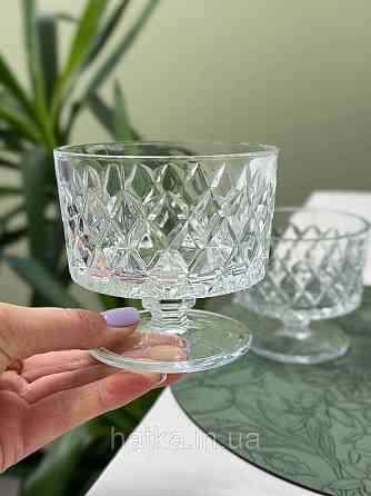 Набір келихів креманок 6 шт "Kercheh" 290 мл прозорий для дому та ресторану Київ