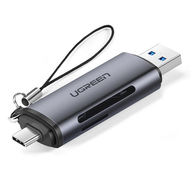 Кардрідер 2- в-1 TF/SD Ugreen CM185 50706 USB & USB-C (Серій) Миколаїв - фото 1