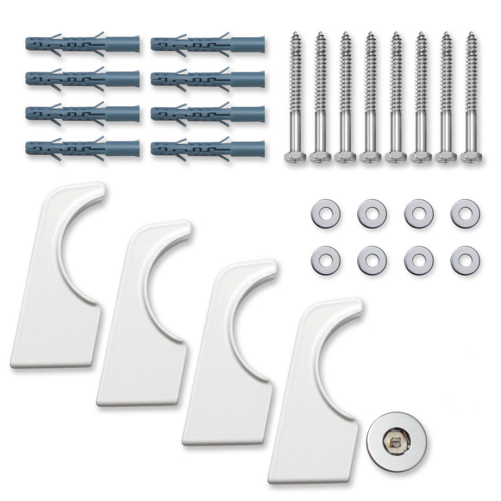 Вертикальный радиатор Calidum 2-8 380х1800, anticor, белый Киев - изображение 8