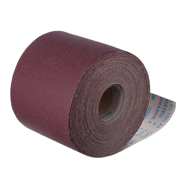 Шкурка шліфувальна, тканинна основа, К80, 200 мм × 50 м INTERTOOL BT-0718 Киев - изображение 4