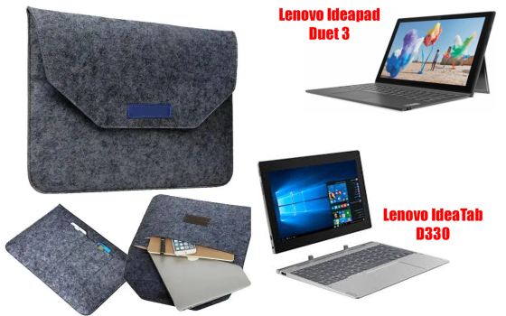 Сумка Wool із войлока для планшета Lenovo Ideatab D330, Ideapad Duet 3 Київ