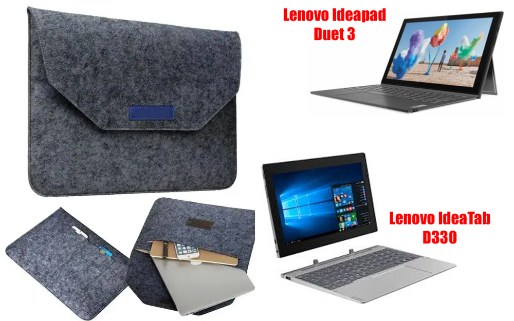 Сумка Wool із войлока для планшета Lenovo Ideatab D330, Ideapad Duet 3 Київ - фото 1