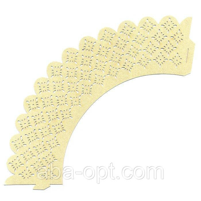 0381 Накладка бумажная декоративна ажурна для маффинов разных цветов (уп 20 шт).Aba-Opt Одесса - изображение 1