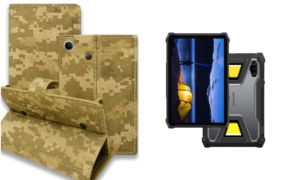 Книжка-трансформер для планшета Ulefone Armor Pad 5 Pro, колір Black Pixel Київ - фото 1