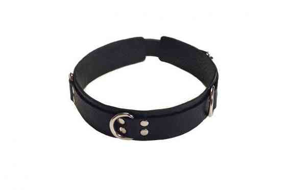 Нашийник Slave leather collar, Black Sex Aura Київ