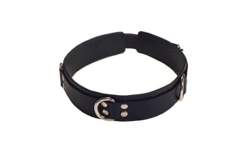 Нашийник Slave leather collar, Black Sex Aura Київ - фото 1
