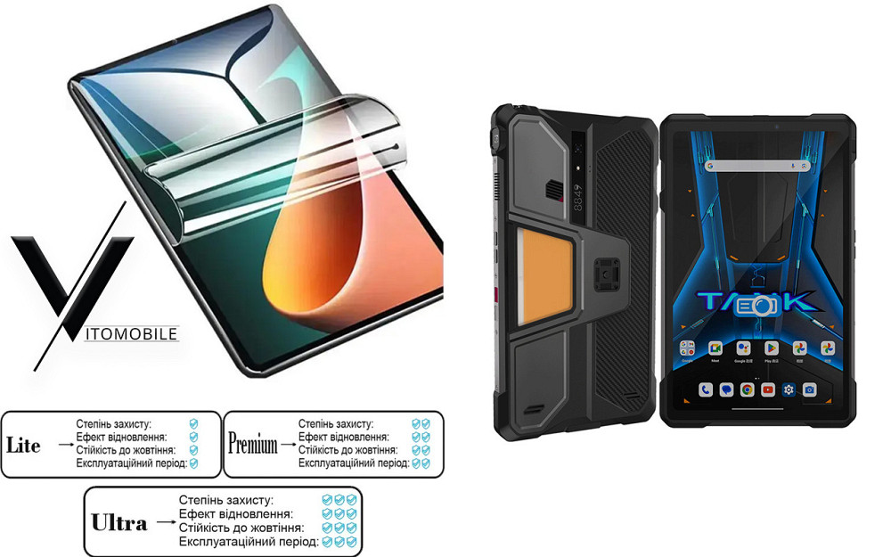 Полиуретановая пленка HyperClear Guard для Unihertz Tank Pad Киев - изображение 1