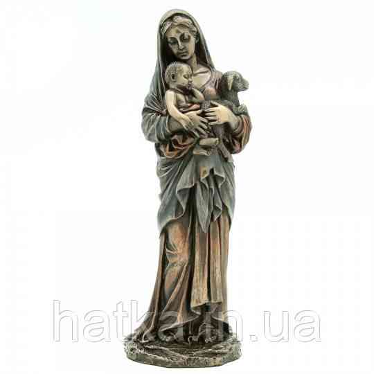 Статуэтка Veronese Дева Мария с Иисусом  21 см  полистоун с бронзовым покрытием Киев
